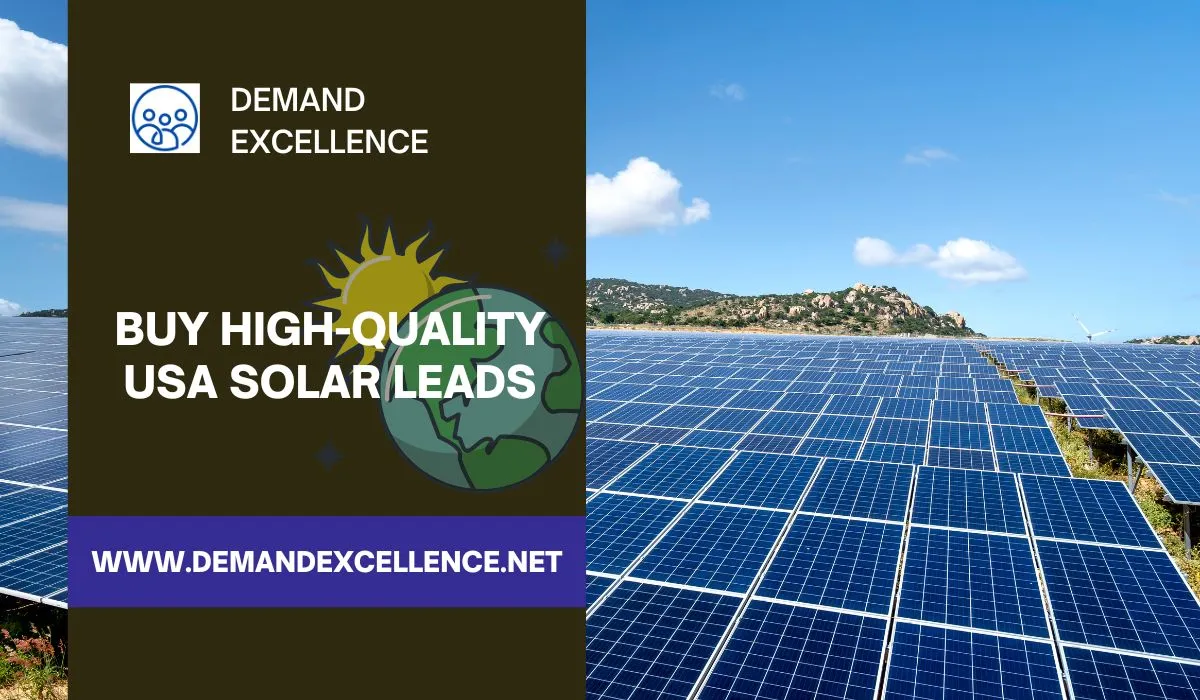 Affordable Solar Leads USA: High-Quality Prospects